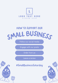 Online Business Support Poster