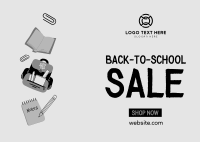 Fantastic School Sale Postcard