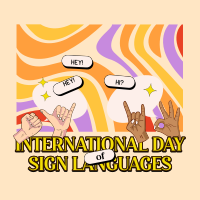 Sign Languages Day Celebration Instagram Post Image Preview