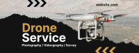 Drone Services Available Facebook Cover Design
