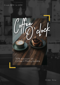 Coffee O'clock Poster