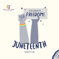 Juneteenth Signage Instagram Post