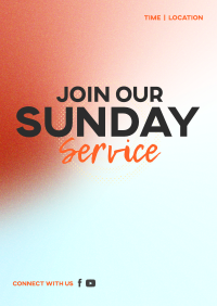 Sunday Service Poster