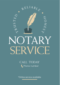 The Trusted Notary Service Flyer