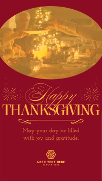 Elegant Thanksgiving Greeting Instagram Reel Image Preview