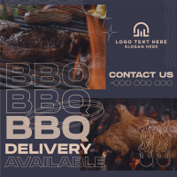 Unique BBQ Delivery Instagram Post