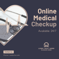 Online Medical Checkup Instagram Post