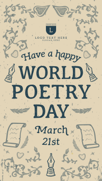 World Poetry Day TikTok Video