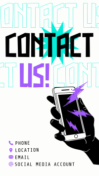 Quirky and Bold Contact Us YouTube Short