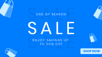 Minimalist End of Season Sale Facebook Event Cover