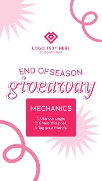 End of Season Giveaway Facebook Story