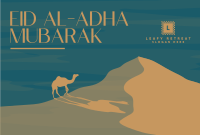 Eid Adha Camel Pinterest Cover Image Preview