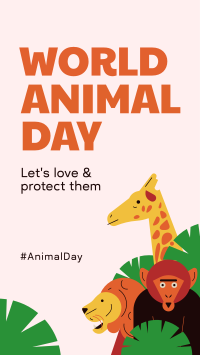 World Animal Day Instagram Story