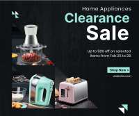 Appliance Clearance Sale Facebook Post