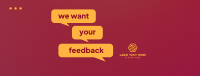 We Want Your Feedback Facebook Cover Image Preview