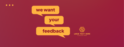 We Want Your Feedback Facebook Cover Image Preview