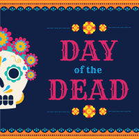 Festive Day of the Dead Instagram Post
