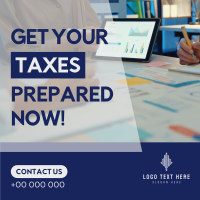 Prep Your Taxes Instagram Post Design