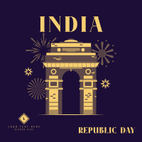 India Gate Instagram Post Design