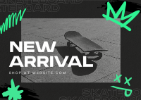 Urban Skateboard Shop Postcard Image Preview