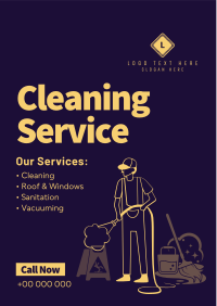 Professional Cleaner Services Flyer