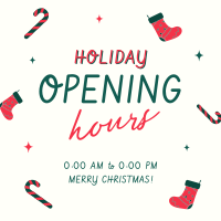 Quirky Holiday Opening Instagram Post