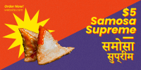 Samosa Supreme Twitter Post