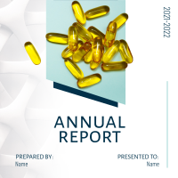 Pharmaceutical Annual Report Instagram Post Design