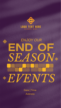 End of Season Events Instagram Story