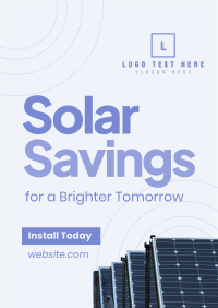 Solar Savings Flyer