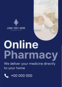 Modern Online Pharmacy Flyer Design