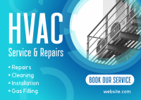 HVAC Technician Postcard