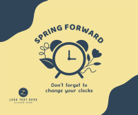 Change your Clocks Facebook Post