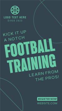 Minimalist Football Training Video