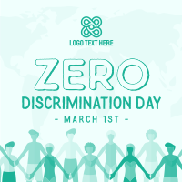 Zero Discrimination Celebration Instagram Post