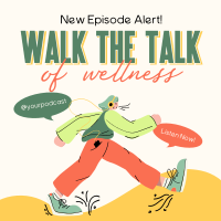Walk Wellness Podcast Instagram Post