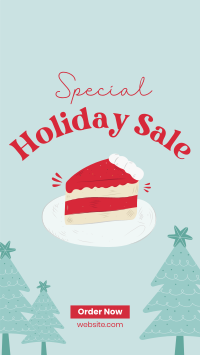 Special Holiday Cake Sale Instagram Story