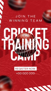 Grunge Cricket Training Camp Instagram Reel