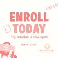 Enrollment Is Now Ongoing Instagram Post