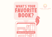 Q&A Favorite Book Postcard