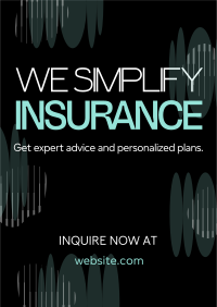 Abstract Simple Insurance Flyer