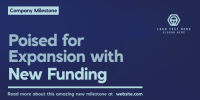 New Funding Expansion Twitter Post