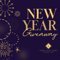 Circle Swirl New Year Giveaway Linkedin Post