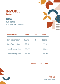 Cool Invoice example 3