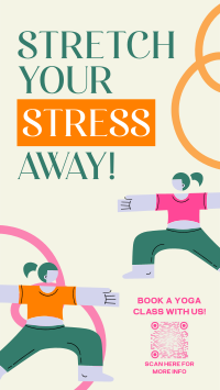 Stretch Your Stress Away Instagram Reel Image Preview