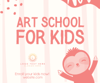 Art School for Kids Facebook Post