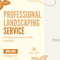 Organic Landscaping Service Instagram Post Image Preview