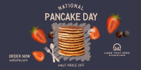 Berry Pancake Day Twitter Post