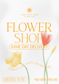 Flower Shop Delivery Poster