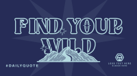 Wild Outdoor Adventure Facebook Event Cover